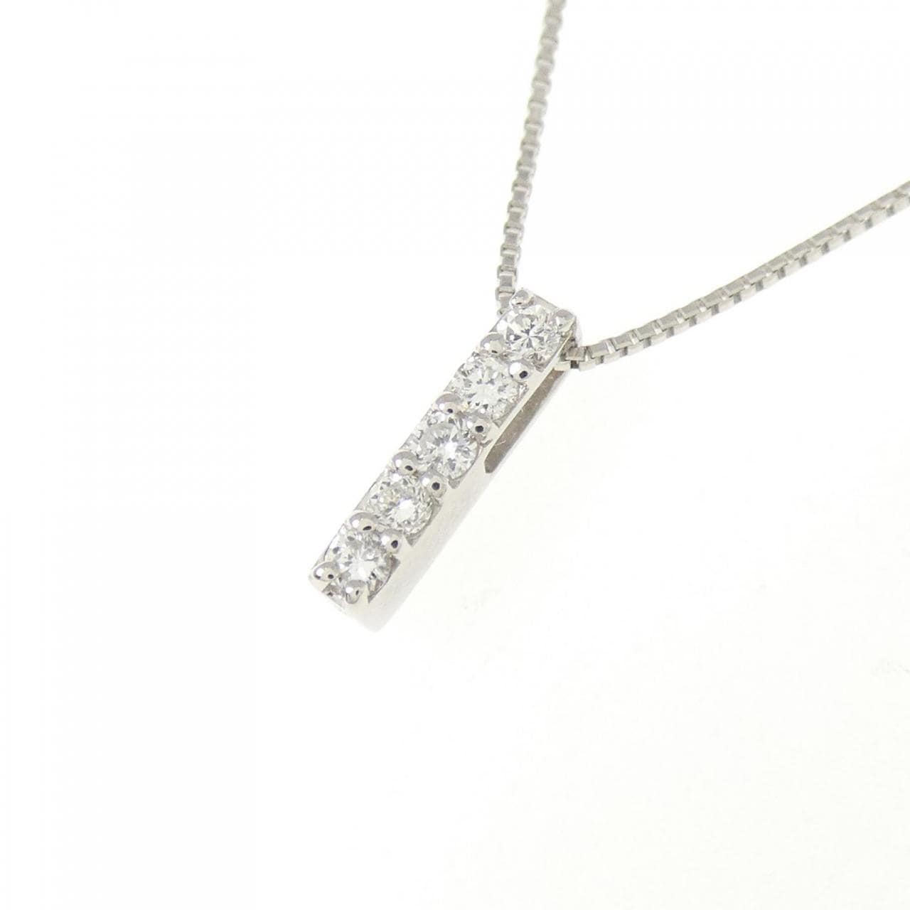 PT900/PT850 Diamond Necklace 0.10CT