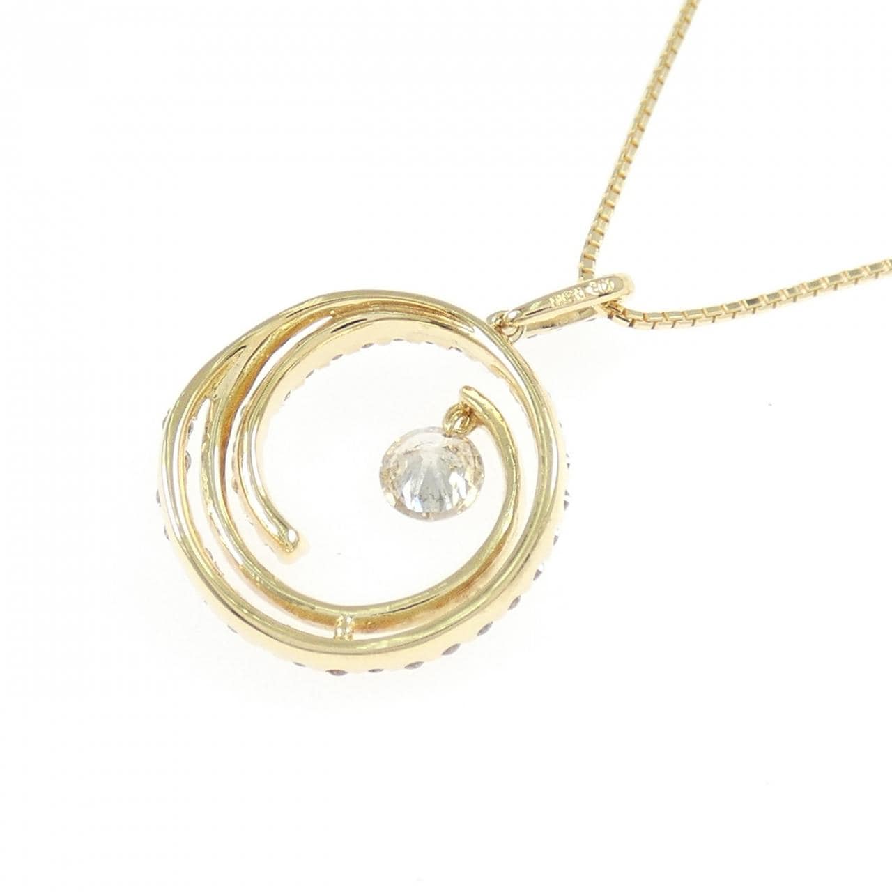 K18YG ダイヤモンド ネックレス 0.50CT