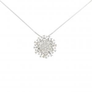 ジーエスティービー K18WG ネックレス 0.45CT
