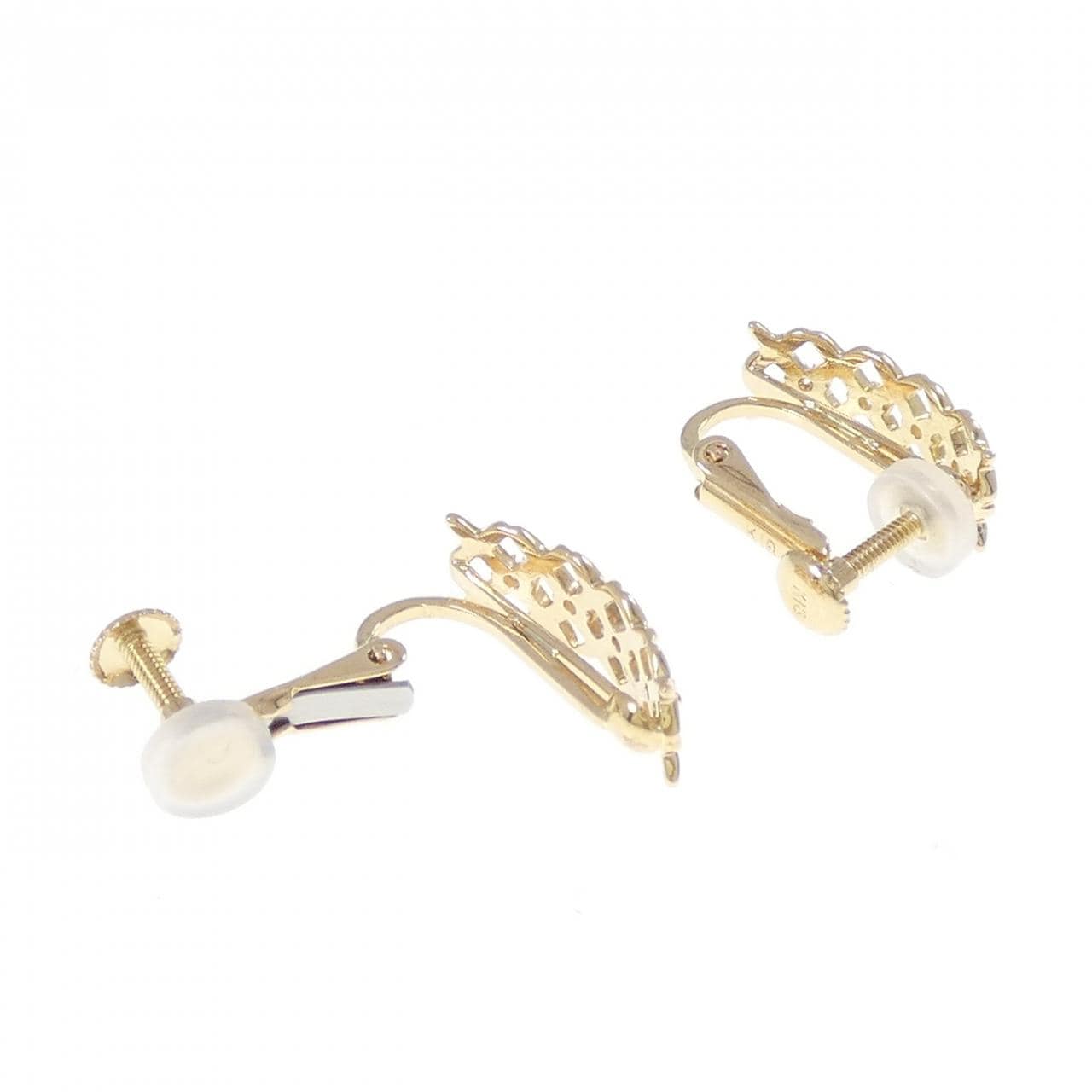 ギンザ タナカ ダイヤモンド イヤリング 0.08CT