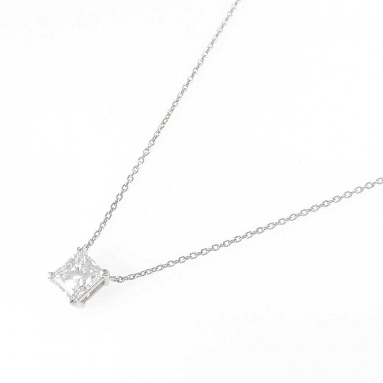 PT900/PT850 ダイヤモンド ネックレス 2.038CT D VVS1 ファンシーカット