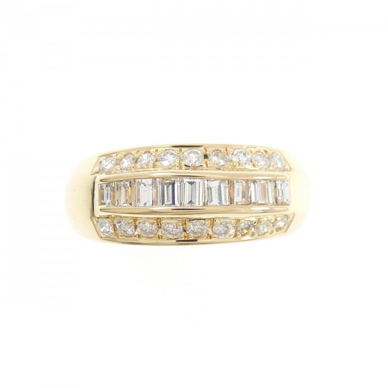 K18YG ダイヤモンド リング 0.62CT