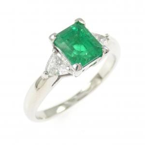 PT900 エメラルド リング 1.17CT
