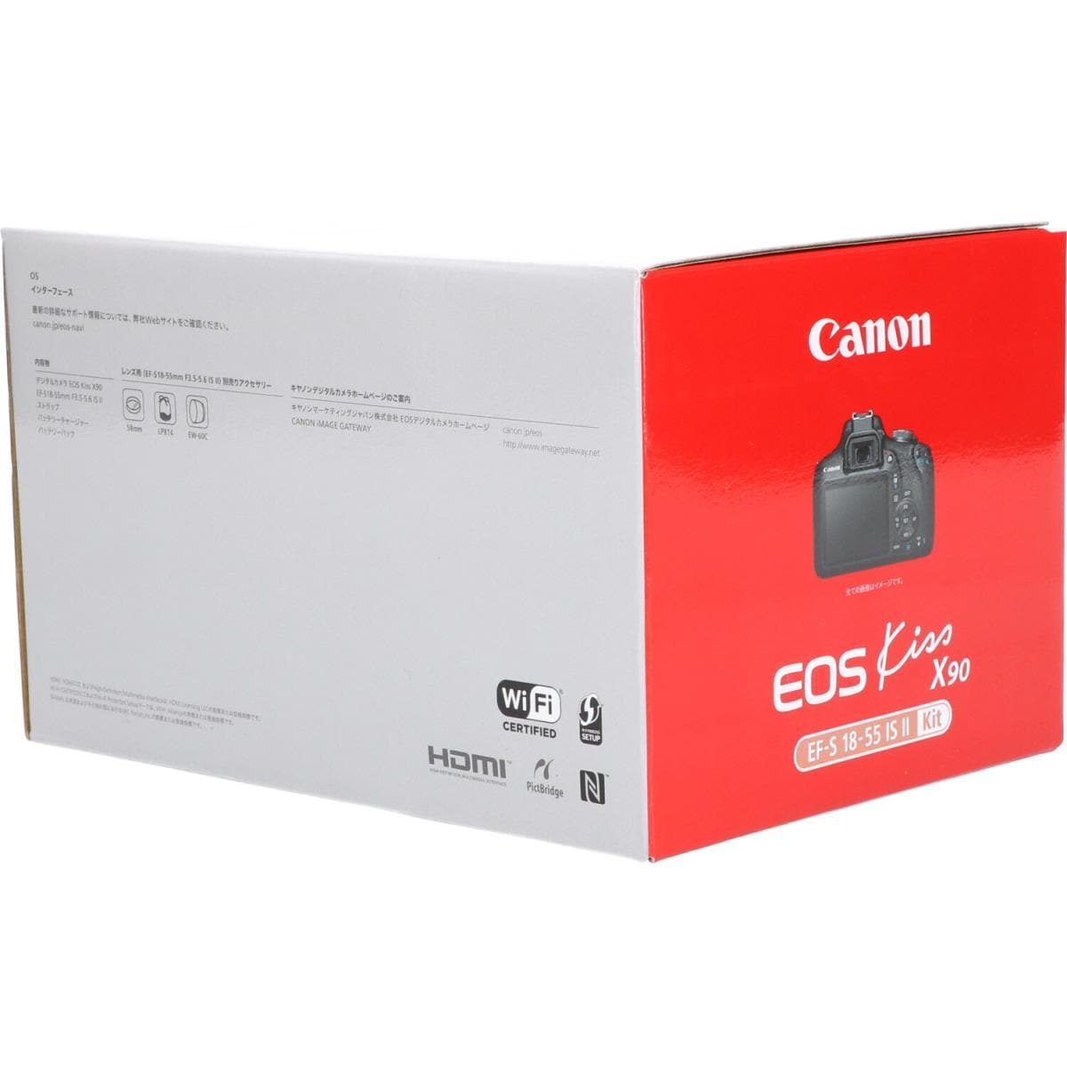 [未使用品] CANON EOS KISS X90 18-55ISⅡKIT