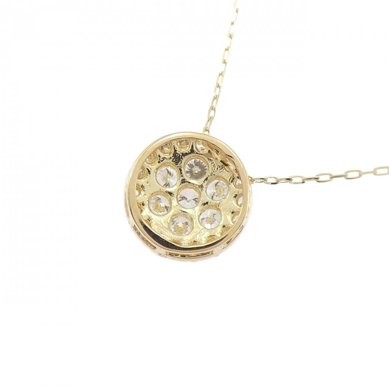 【リメイク】K18YG ダイヤモンド ネックレス 0.30CT
