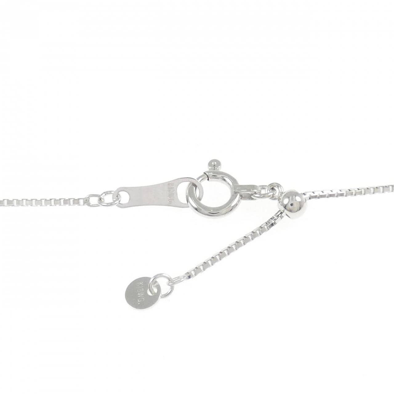 K18WG クロス ダイヤモンド ネックレス 0.30CT
