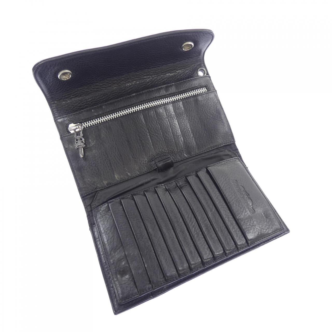 クロムハーツ CHROME HEARTS WAVE CROSS BTN　ウェーブ クロスボタン 2246 304 0501 0900 WALLET