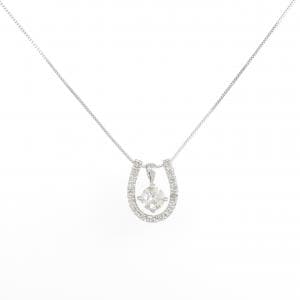 K18WG ダイヤモンド ネックレス 0.30CT