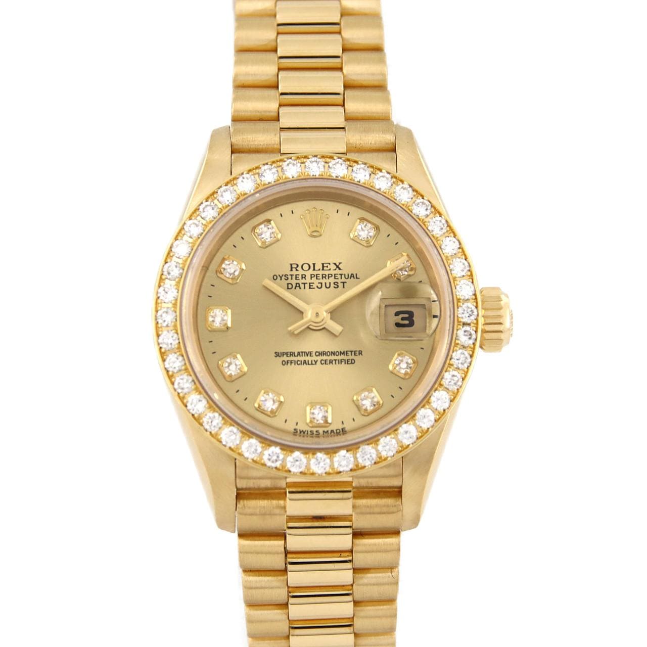 ROLEX Datejust 69138G YG Automatic W number