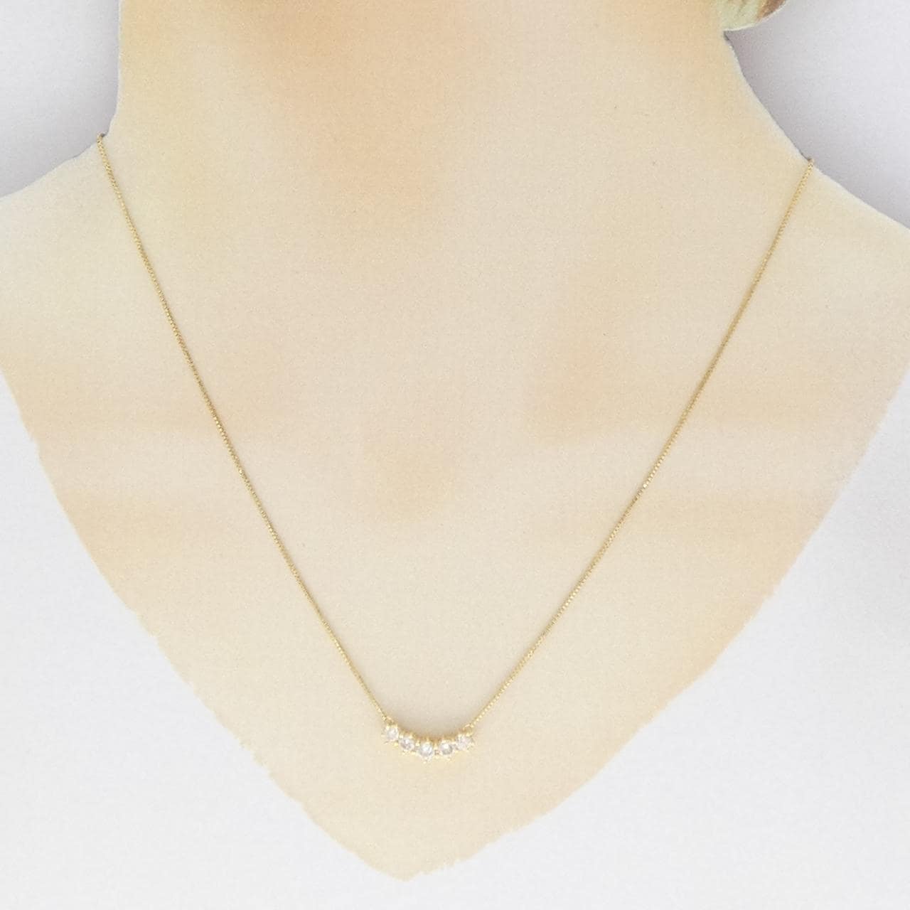 K18YG ダイヤモンド ネックレス 0.53CT