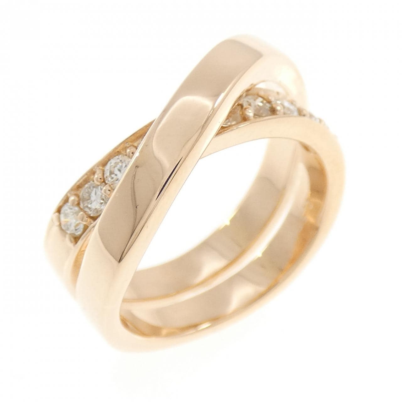 K18PG ダイヤモンド リング 0.50CT