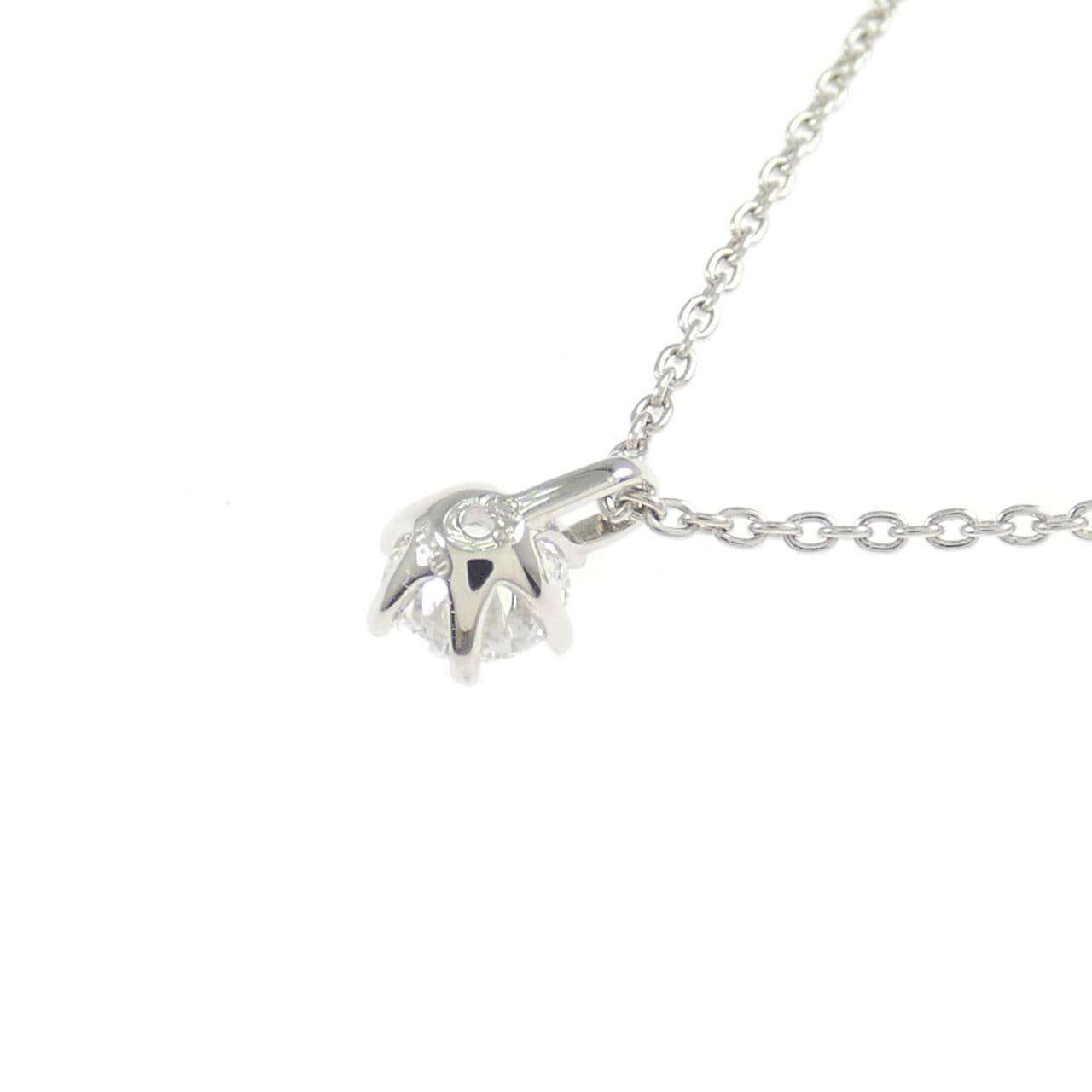 【リメイク】PT900/PT850 ダイヤモンド ネックレス 0.213CT D VVS1 3EXT H&C