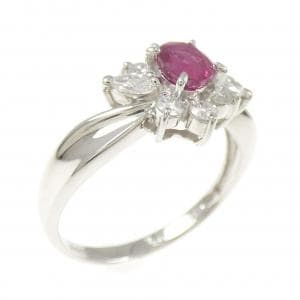 PT900 ルビー リング 0.48CT