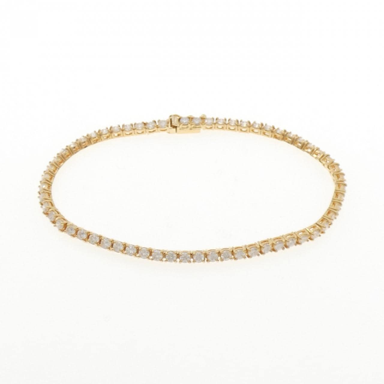 K18YG ダイヤモンド ブレスレット 3.00CT
