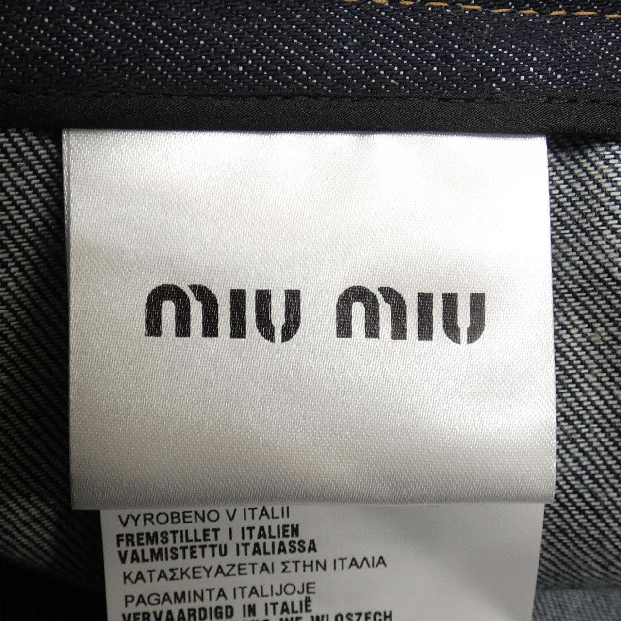 ミュウミュウ MIU MIU GWD091　1J7J スカート