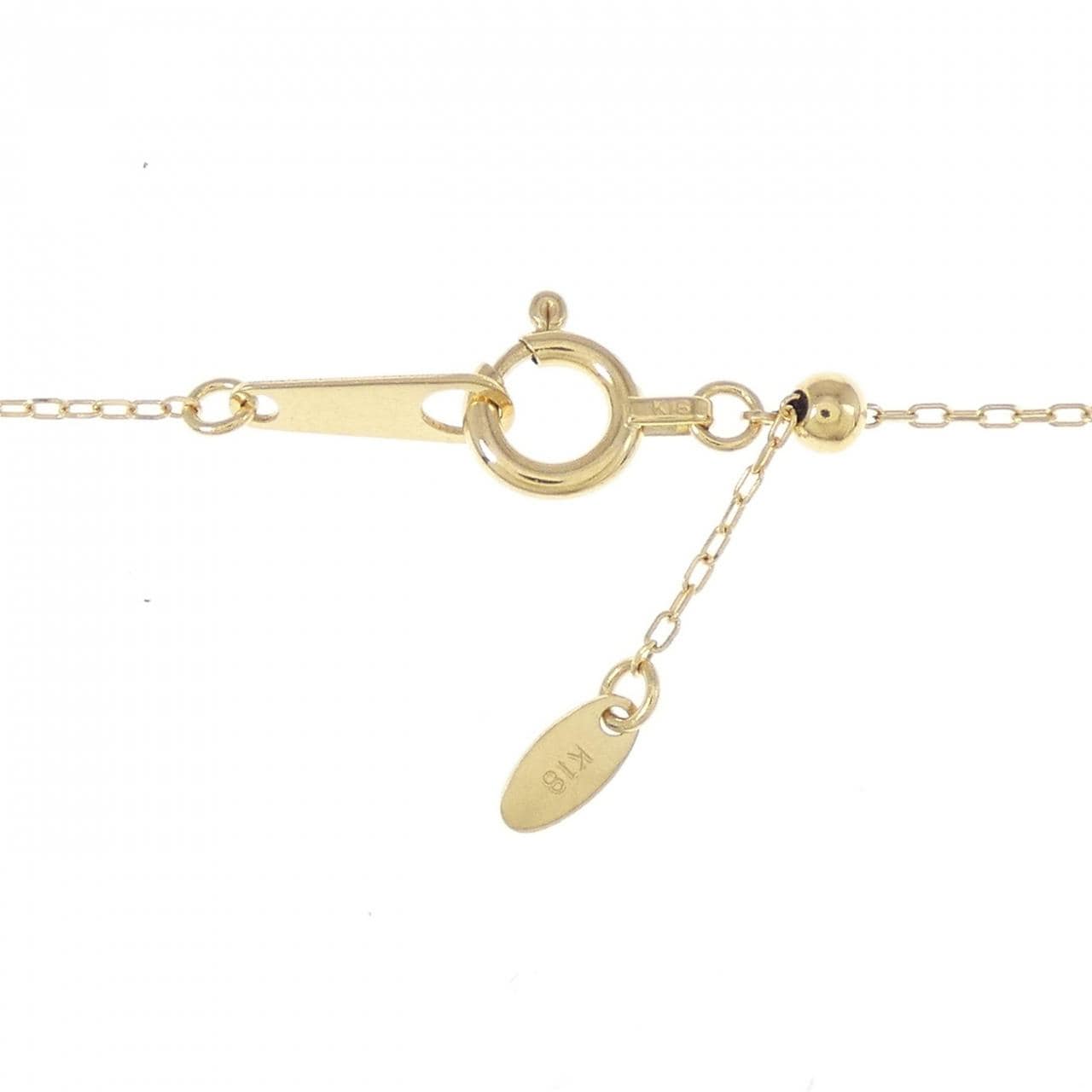 K18YG クロス ダイヤモンド ネックレス 0.10CT