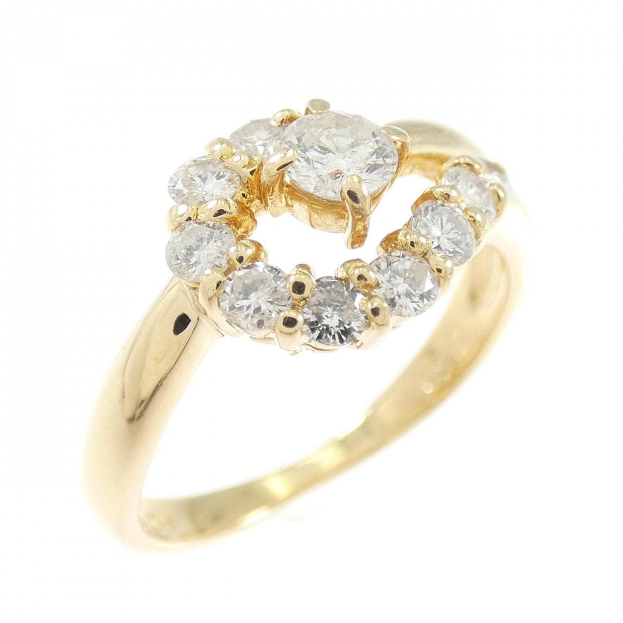 K18YG ダイヤモンド リング 0.50CT