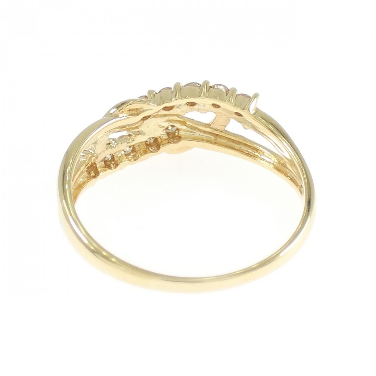 K18YG ダイヤモンド リング 0.30CT