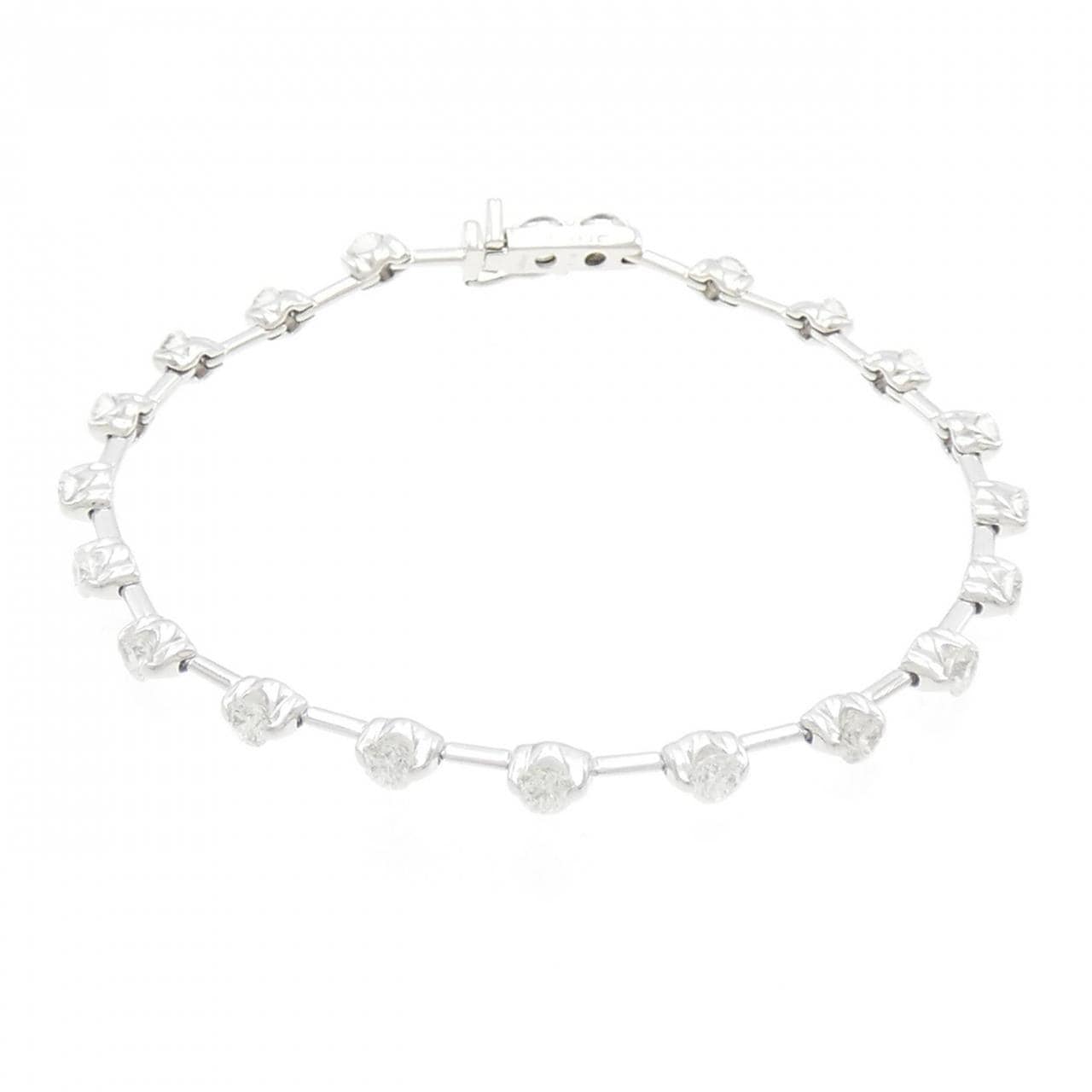 LINE ダイヤモンド ブレスレット 2.50CT