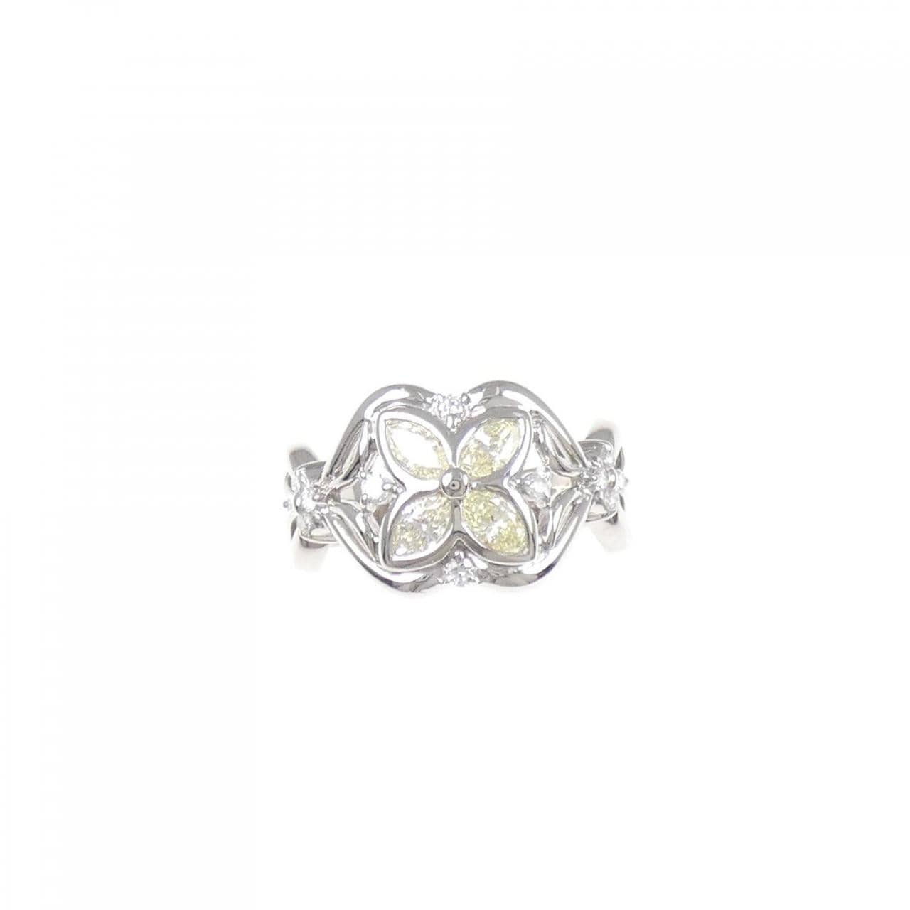 PT フラワー ダイヤモンド リング 0.55CT
