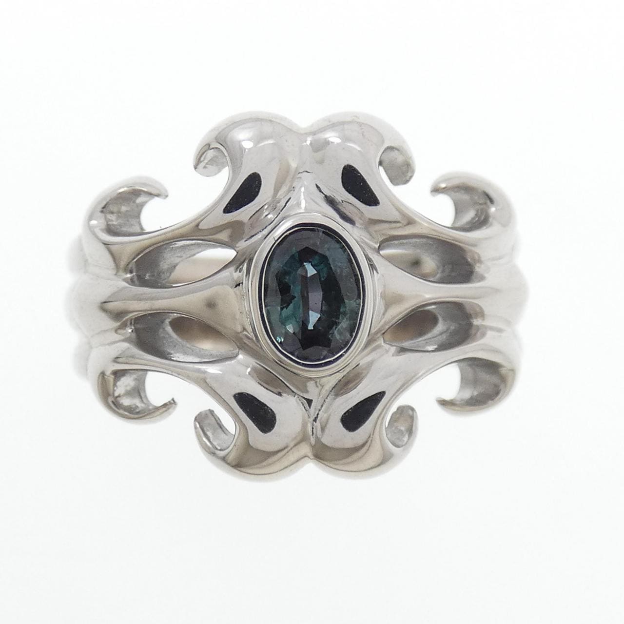 K18WG アレキサンドライト リング 0.285CT