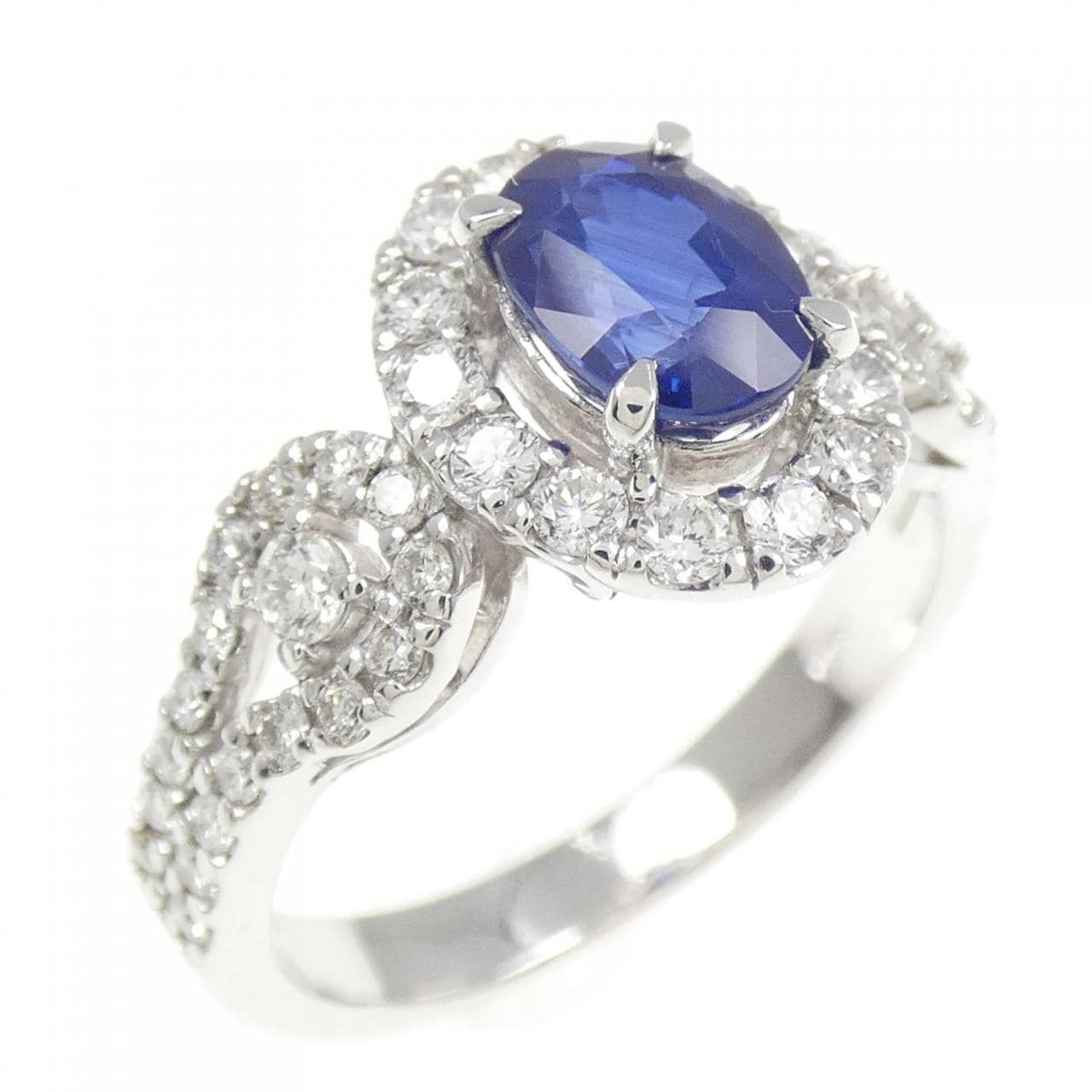 PT900 サファイヤ リング 1.196CT