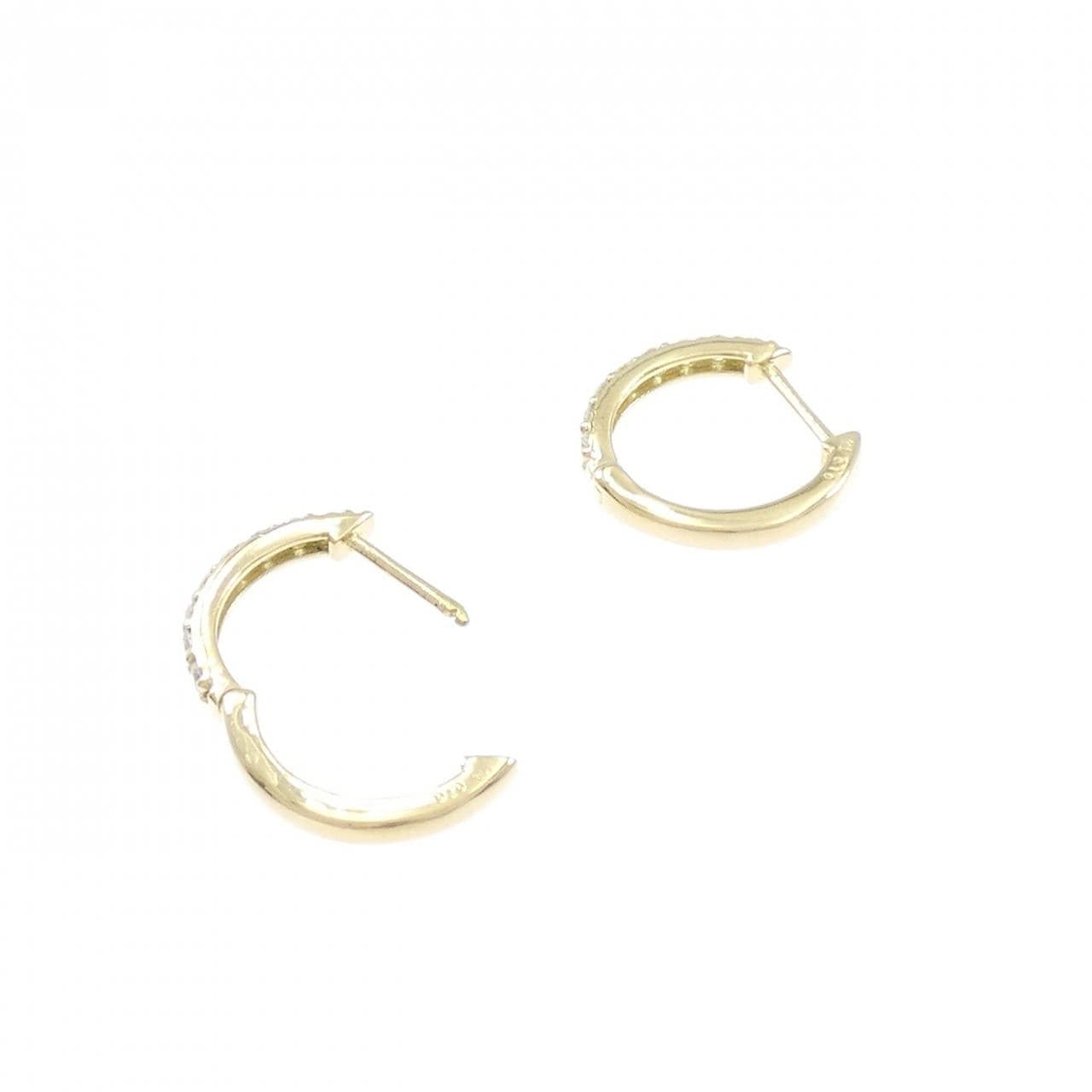 [再加工款] K18YG鑽石耳環0.20CT