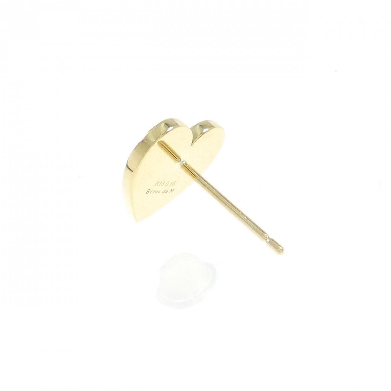 Bijou de M M Heart Earrings 0.16CT Single Ear