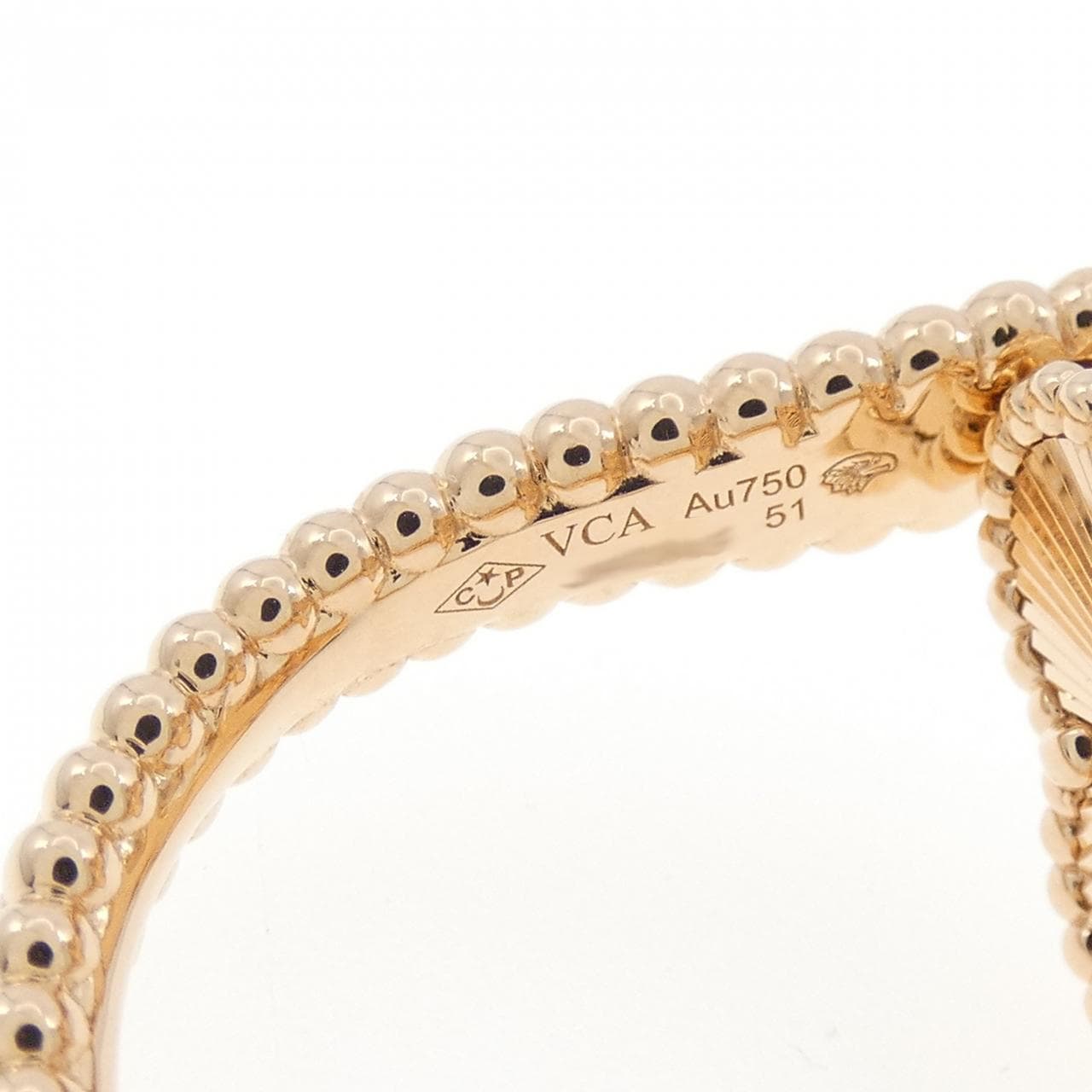 ヴァンクリーフ&アーペル ヴィンテージアルハンブラ リバーシブル リング