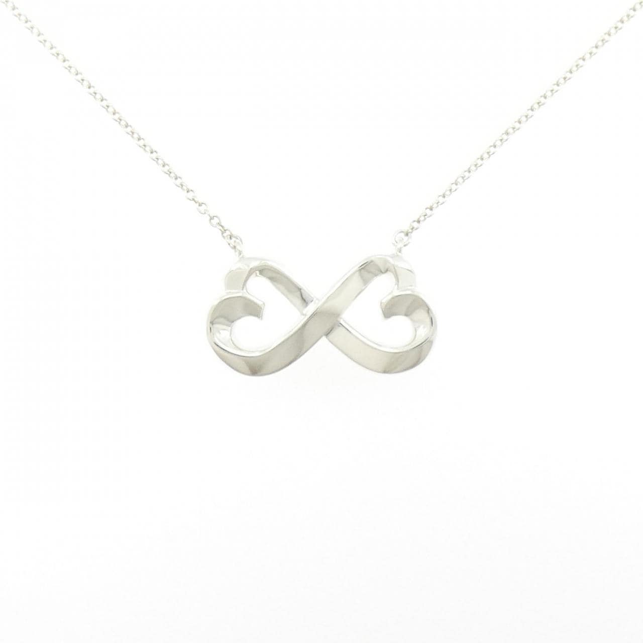 ティファニー ダブルラビングハート ネックレス