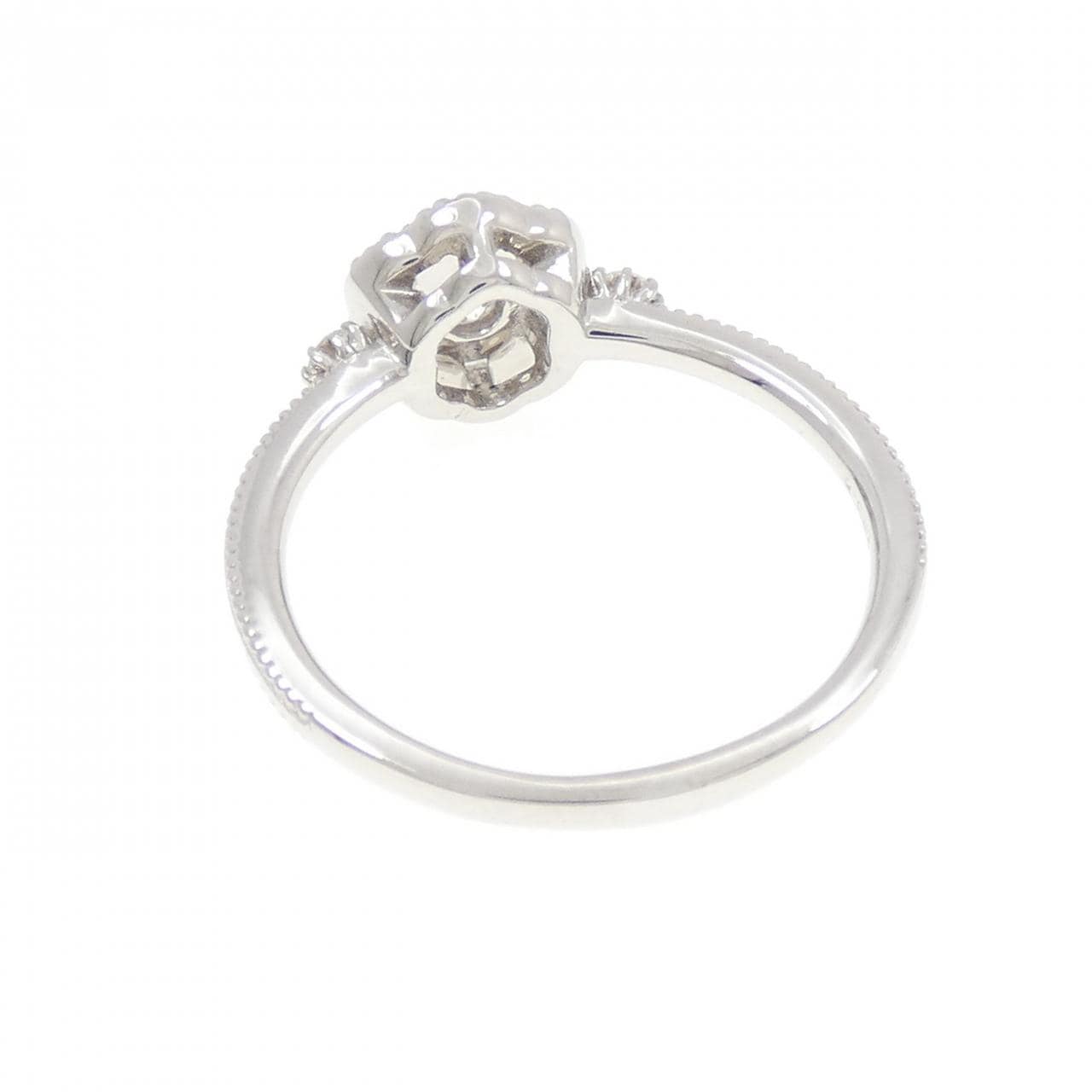 K18WG ダイヤモンド リング 0.16CT