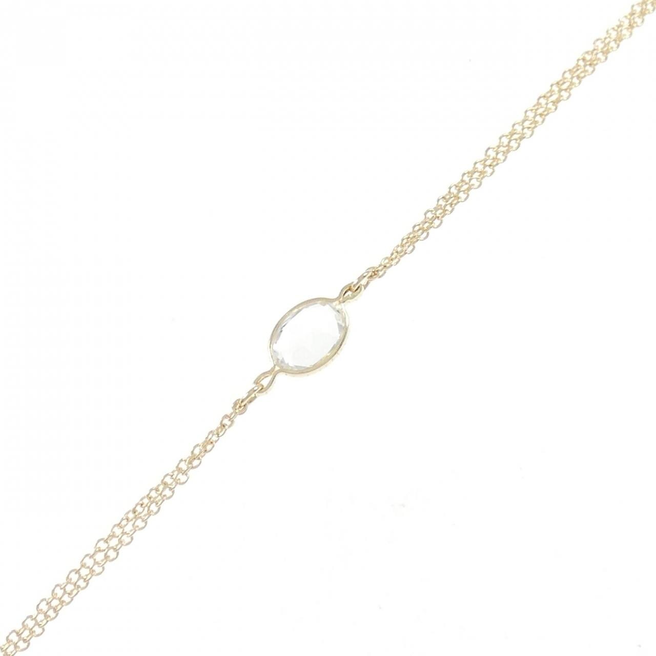 585YG White Topaz Bracelet
