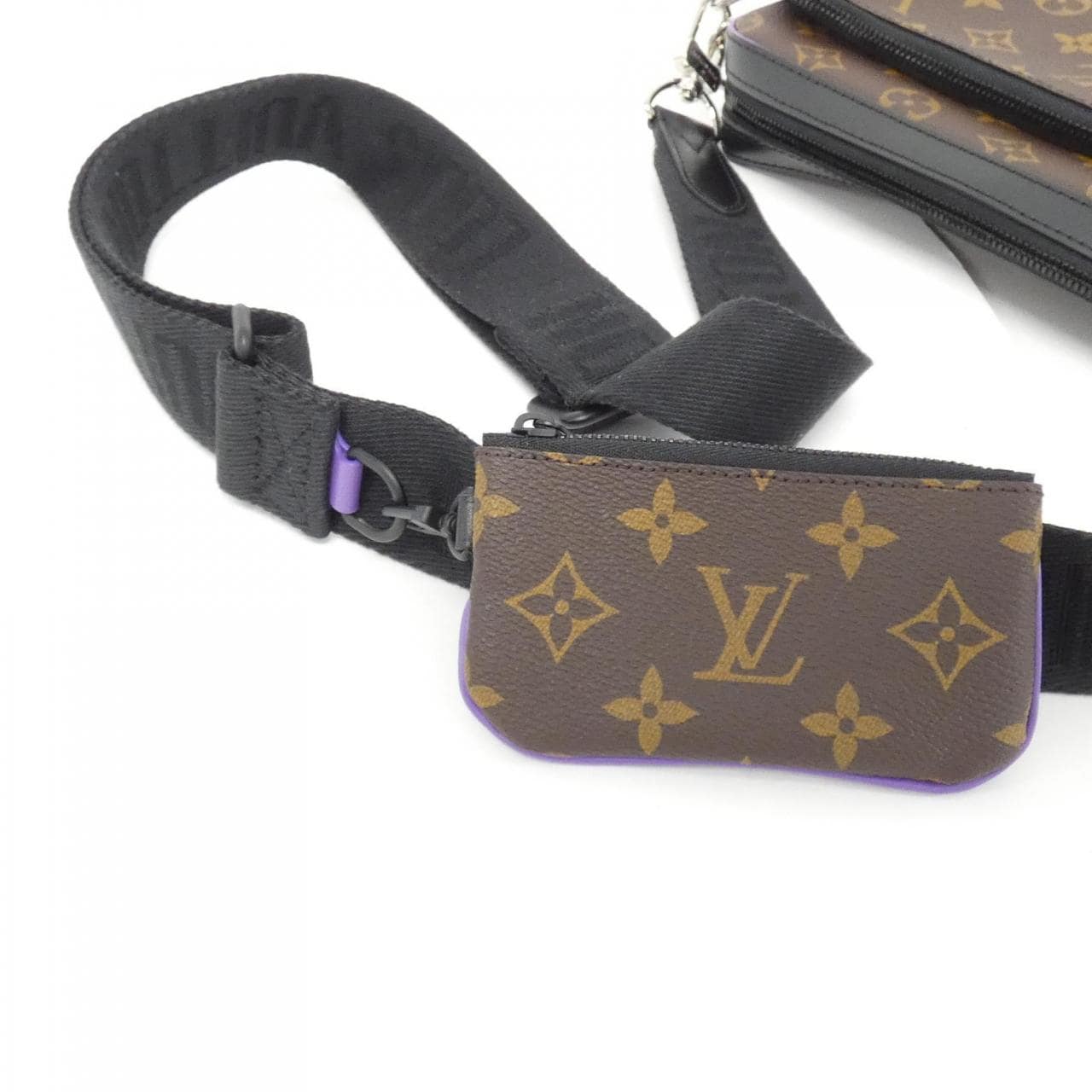 LOUIS VUITTON Monogram Macassar Trio 邮差包 M46266 单肩包