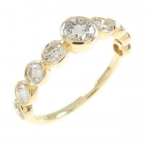 【新品】K18YG ダイヤモンド リング 0.79CT