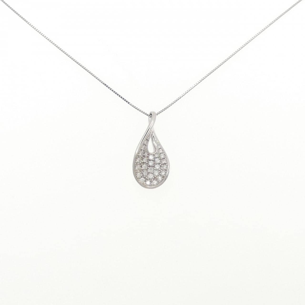 PT900/PT850 ダイヤモンド ネックレス 0.35CT