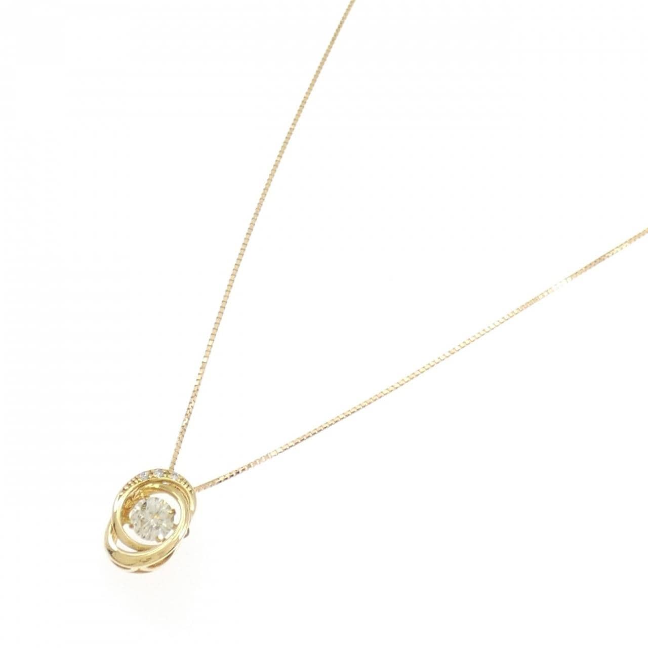 K18YG ダイヤモンド ネックレス 0.35CT