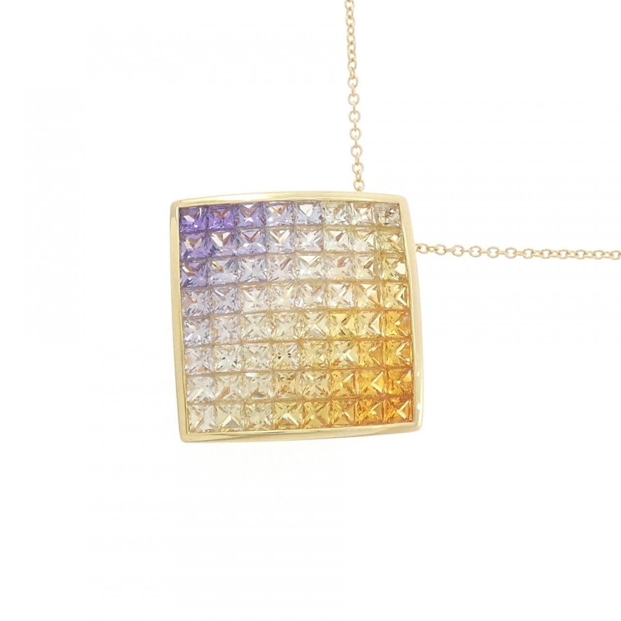 ジュネ サファイヤ ネックレス 7.72CT