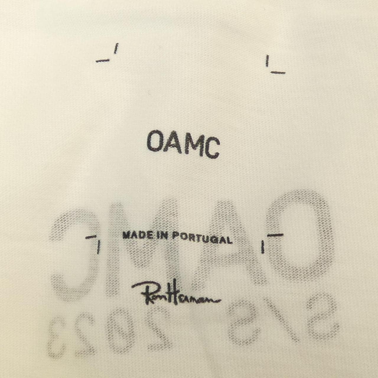 オーエーエムシー OAMC 23E28OAY12　COT00727 Tシャツ