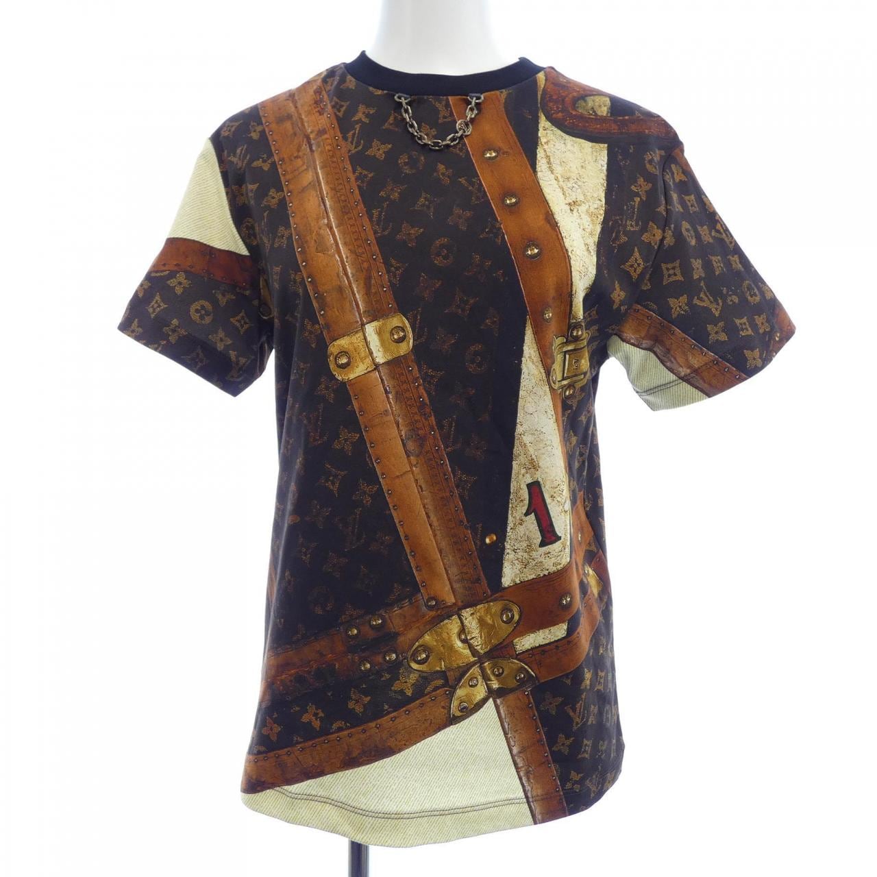 ルイヴィトン LOUIS VUITTON LV トランク･モチーフ FRJT89QVR Tシャツ
