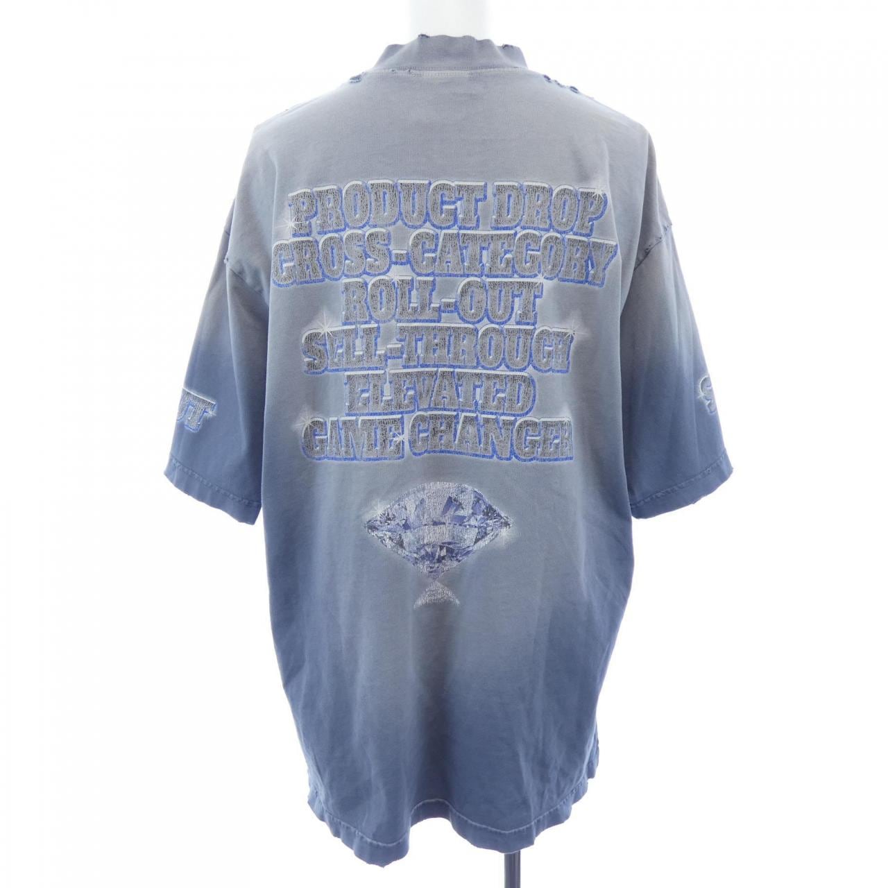 バレンシアガ BALENCIAGA 764235 TQVE8 UNISEX Tシャツ