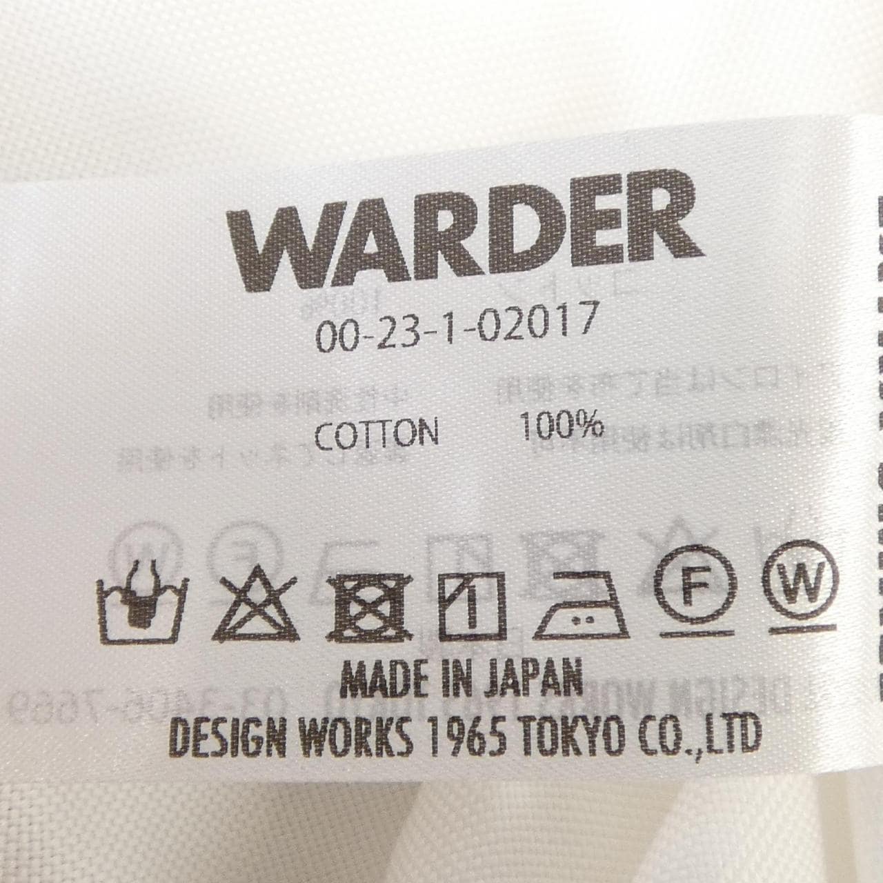 WARDER シャツ