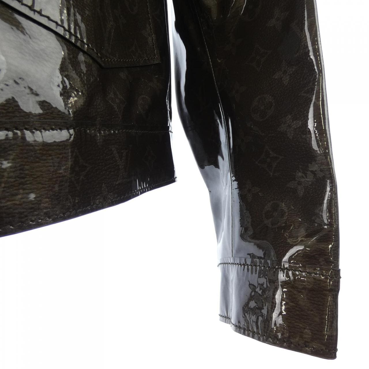 ルイヴィトン LOUIS VUITTON モノグラムエクリプス グレーズ HFL86EHWD レザージャケット