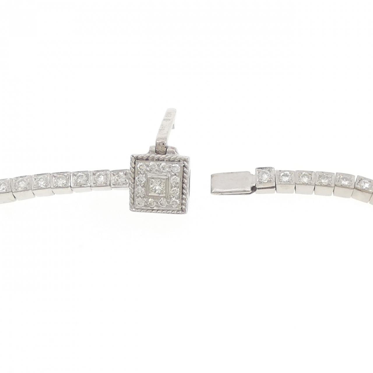 K18WG ダイヤモンド ブレスレット 1.50CT