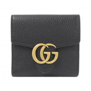 【心斎橋店】GUCCI 折り財布　黒 心斎橋店】GUCCI 折り財布黒