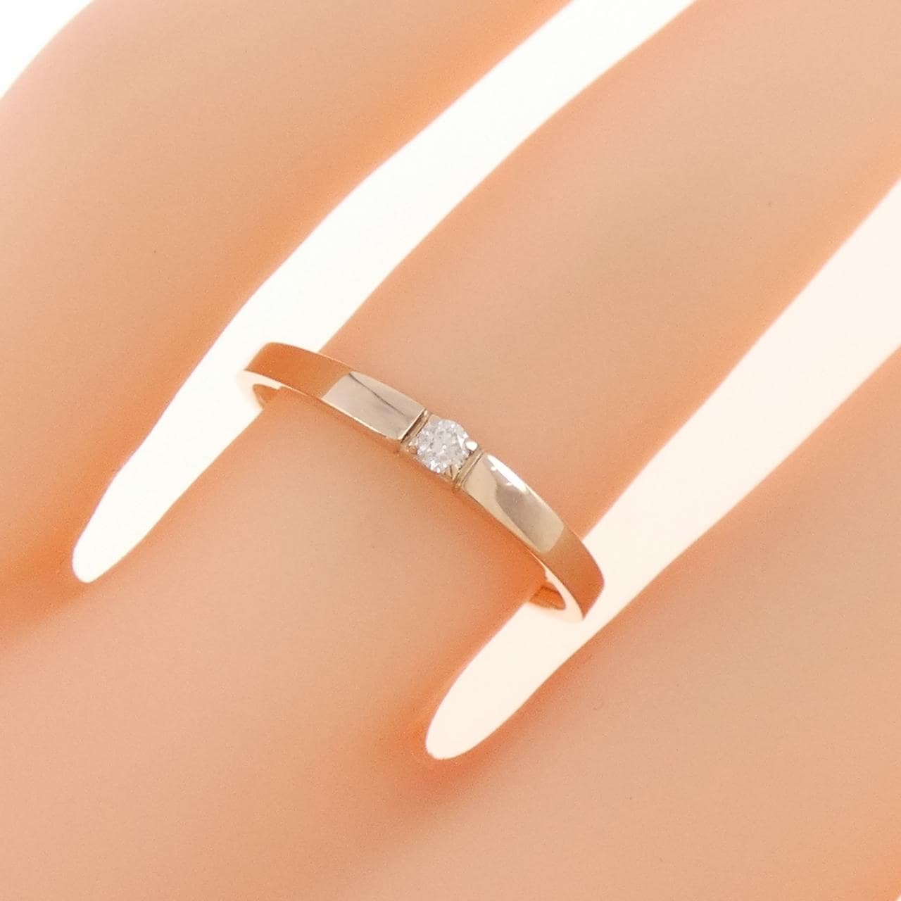 K10PG ダイヤモンド リング 0.04CT