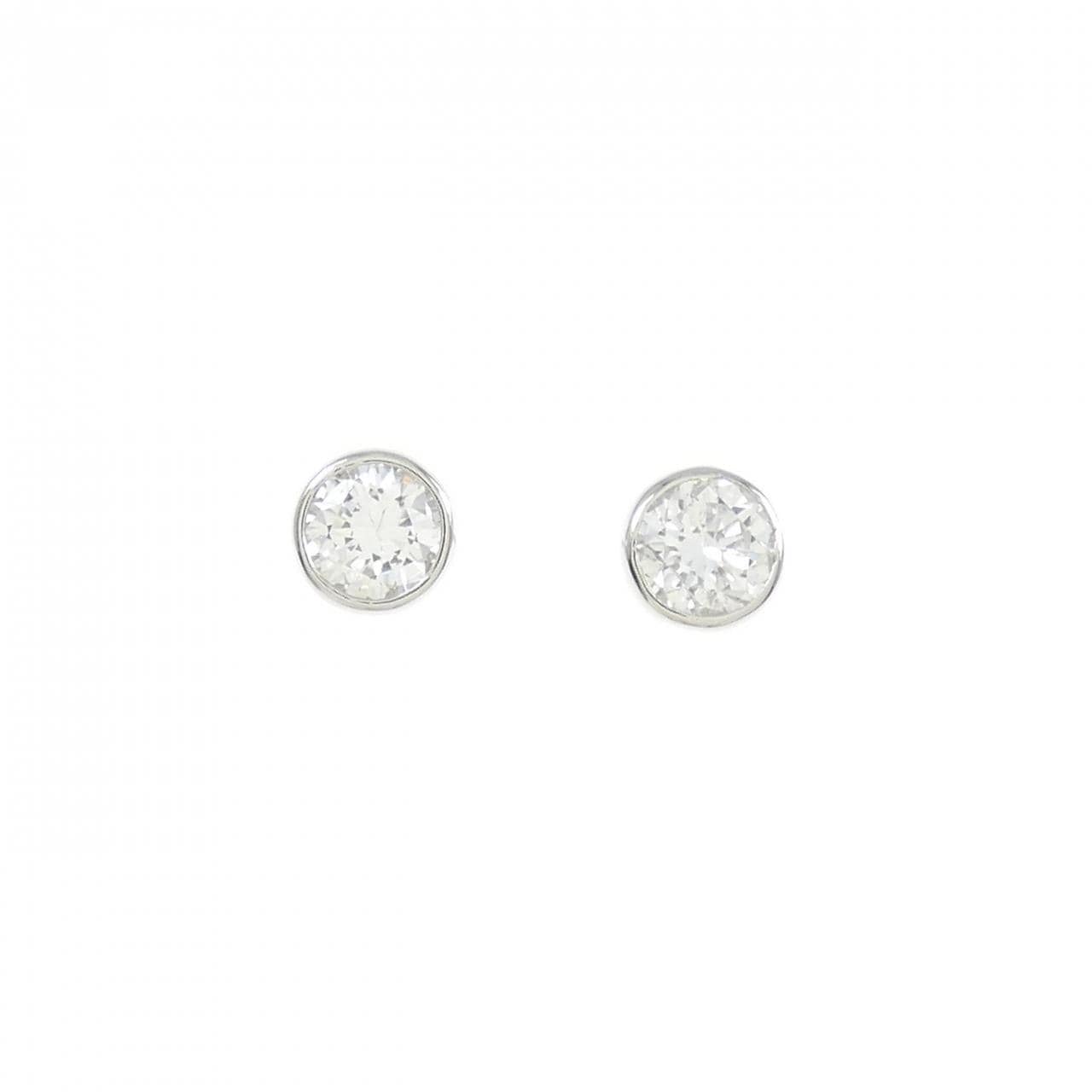 【リメイク】PT ダイヤモンド ピアス 0.30CT