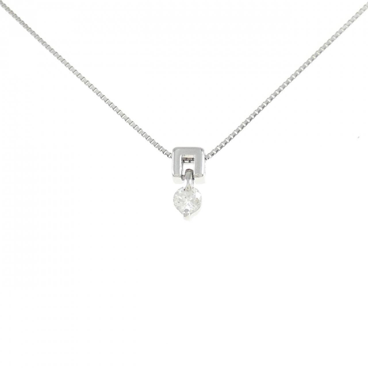PT900/PT850 ダイヤモンド ネックレス 0.13CT