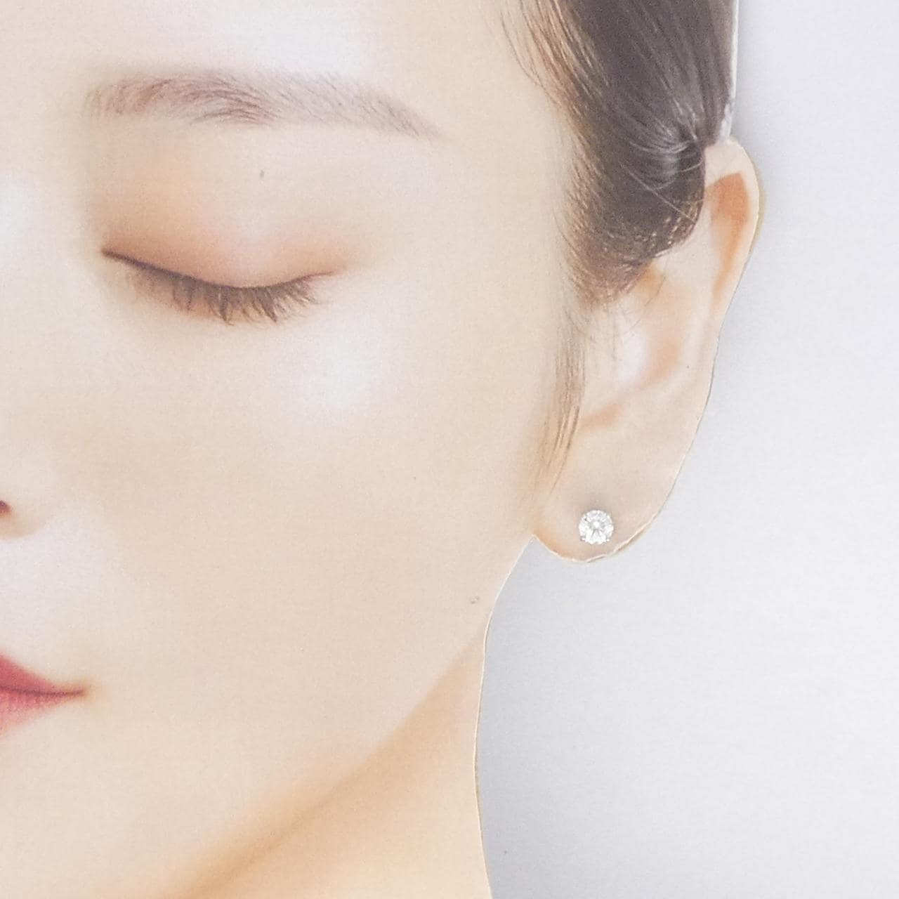 【リメイク】PT900/ST ダイヤモンド ピアス 0.514CT 0.527CT E VVS1 EXT