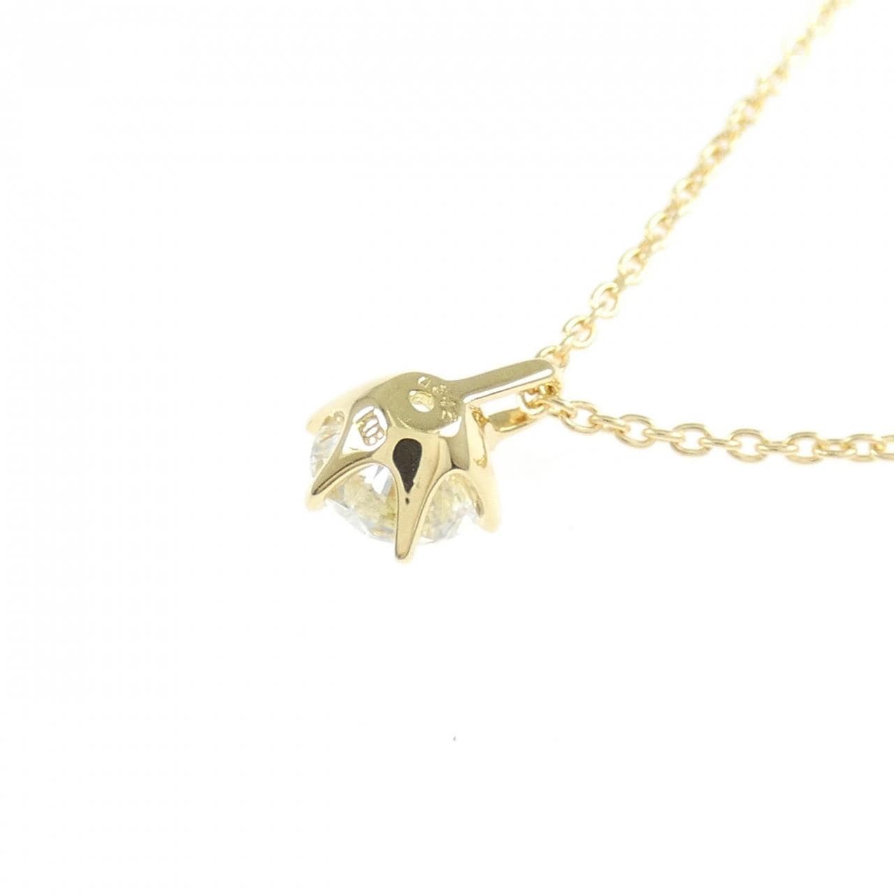 【リメイク】K18YG ダイヤモンド ネックレス 0.342CT E VS1 EXT H&C