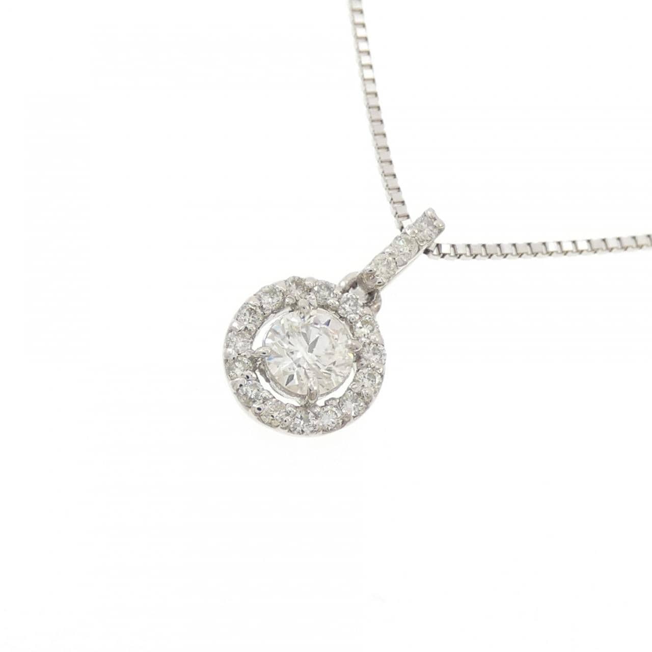 PT900/PT850 ダイヤモンド ネックレス 0.30CT